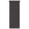 Boîte de dépôt de colis Noir 44.5 x 29 x 110.5 cm Acier 