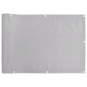 Écran d'intimité de balcon gris 800x90 cm PVC 