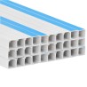 Goulotte de câble auto-adhésive 30x15 mm 30 m PVC 