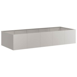 Jardinière rouillé 200x80x40 cm acier inoxydable 