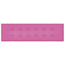 Coussin de Banc de Jardin Rose 180x50x4 cm Tissu Oxford 
