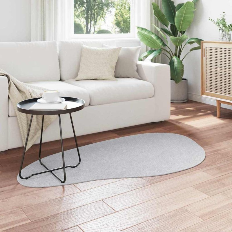 Tapis Gris 80 x 150 cm Polyester 