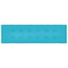 Coussin de banc de jardin - Turquoise, 180x50x4 cm, Tissu Oxford 