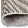 Tapis lavable antidérapant φ120 cm gris 