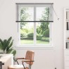 Store de Fenêtre Gris foncé 80 x 130 cm Aluminium 