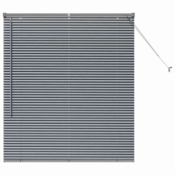 Store de Fenêtre Gris foncé 80 x 130 cm Aluminium 