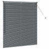 Store de Fenêtre Gris foncé 80 x 130 cm Aluminium 