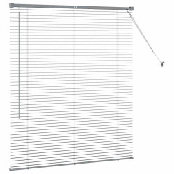 Store de Fenêtre Gris foncé 80 x 130 cm Aluminium 