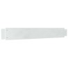 Bordures de jardin 10 pcs 14x100 cm en acier galvanisé flexible 