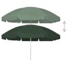 Parasol de plage vert 240 cm 