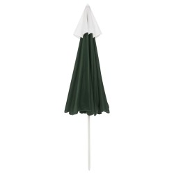 Parasol de plage vert 240 cm 