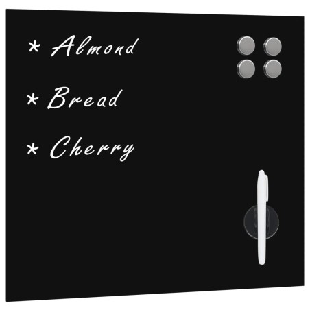 Tableau noir magnétique mural Verre 50x50 cm 