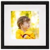 Cadres photo 3D 3 pcs Noir 23x23 cm pour photos 13x13 cm 