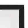Cadres photo 3D 3 pcs Noir 23x23 cm pour photos 13x13 cm 