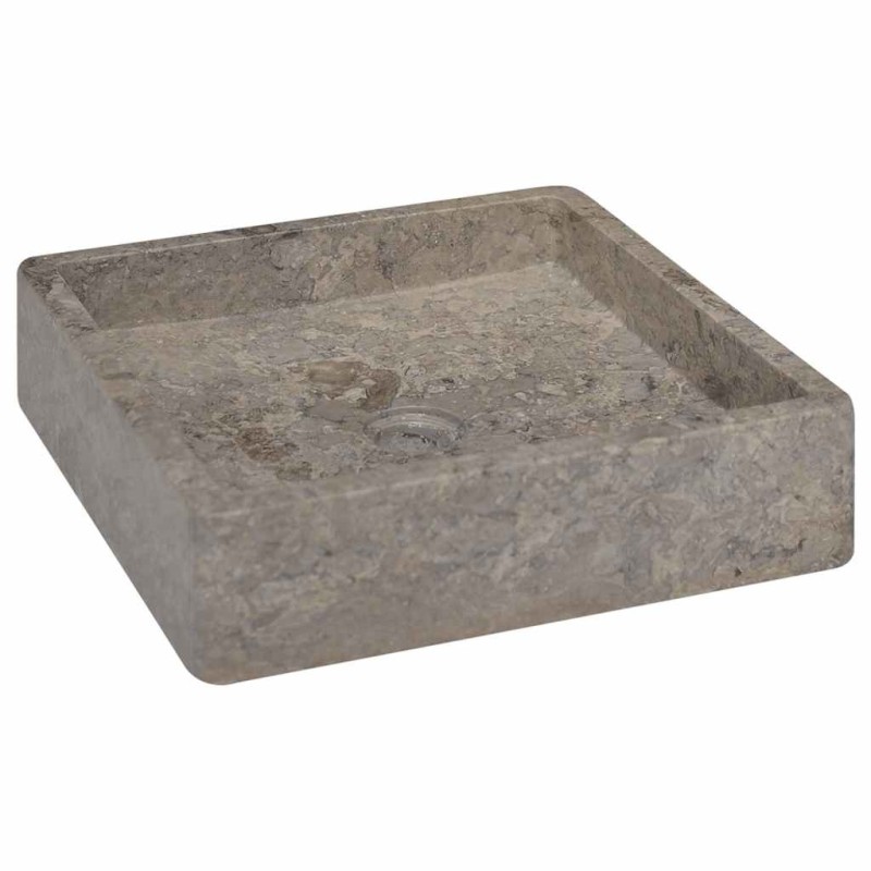 Lavabo Gris 40x40x10 cm Marbre 