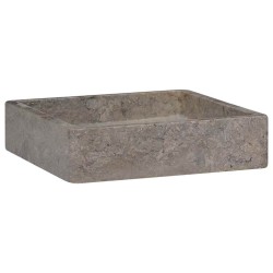 Lavabo Gris 40x40x10 cm Marbre 