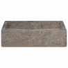 Lavabo Gris 40x40x10 cm Marbre 