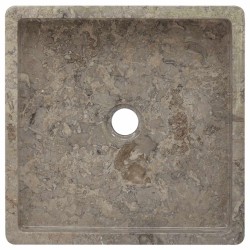 Lavabo Gris 40x40x10 cm Marbre 