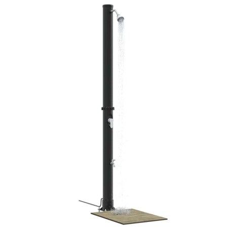 Douche solaire d'extérieur avec robinet 217 cm 20 L 