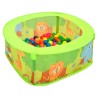 Piscine à balles avec 50 balles pour enfants 75x75x32 cm 