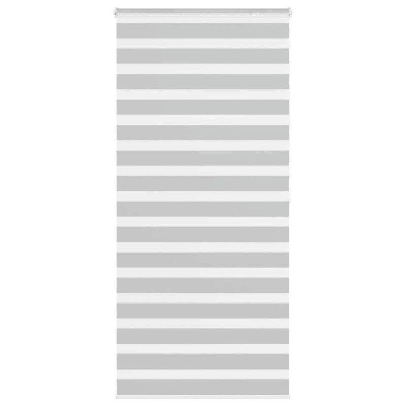 Store zèbre gris clair largeur du tissu 105,9 cm polyester 
