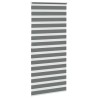 Store zèbre gris foncé largeur du tissu 105,9 cm polyester 