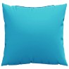 Coussins Scatter 4 pcs Turquoise 40x40 cm Tissu 