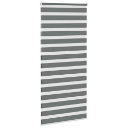 Store zèbre gris foncé largeur du tissu 100,9 cm polyester 