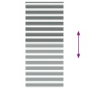 Store zèbre gris foncé largeur du tissu 100,9 cm polyester 