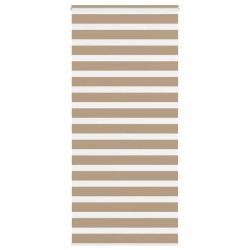 Store zèbre marron sable largeur du tissu 100,9cm polyester 