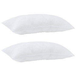 Oreillers 2 pcs Blanc 40 x 80 cm 