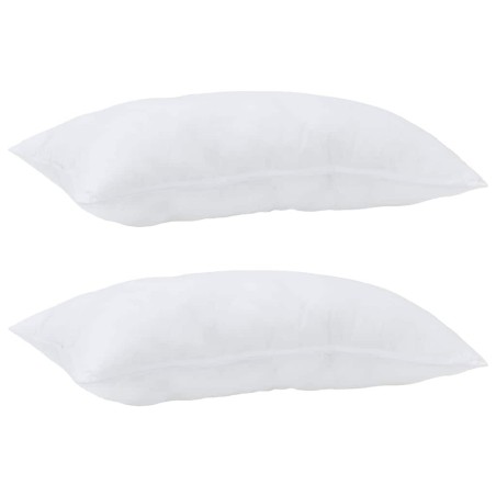 Oreillers 2 pcs Blanc 40 x 80 cm 