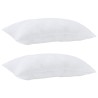 Oreillers 2 pcs Blanc 40 x 80 cm 