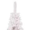 Sapin de Noël étroit Blanc 180 cm 