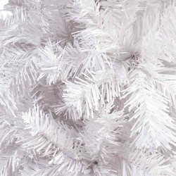 Sapin de Noël étroit Blanc 180 cm 