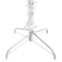 Sapin de Noël étroit Blanc 180 cm 
