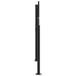 Auvent latéral rétractable vert foncé 100x1000 cm 