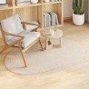 Tapis Crème 80 x 150 cm PP 