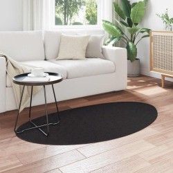 Tapis Noir 80 x 150 cm Synthétique 