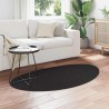 Tapis Noir 80 x 150 cm Synthétique 