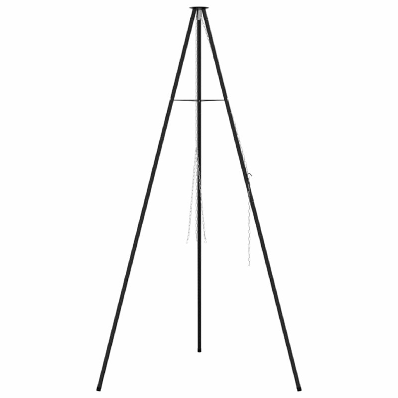 Trépied Cuisine Feu de Camp 190 cm Acier 