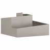 Planteur 80x80x50 cm en acier résistant aux intempéries 