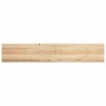 Appuis de fenêtre 2 pcs non traité 140x30x2cm bois chêne massif 