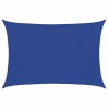 Voile d'ombrage 160 g/m² rectangulaire bleu 3x4 m PEHD 