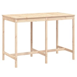 Table de jardin 159,5x82,5x110 cm bois massif de pin 
