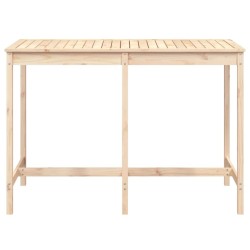 Table de jardin 159,5x82,5x110 cm bois massif de pin 