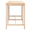 Table de jardin 159,5x82,5x110 cm bois massif de pin 