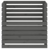 Composteur Gris 80x80x78 cm Bois massif de pin 