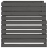 Composteur Gris 80x80x78 cm Bois massif de pin 