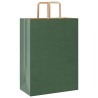 Sacs en papier 50 pcs avec poignées vert 32x17x44 cm 